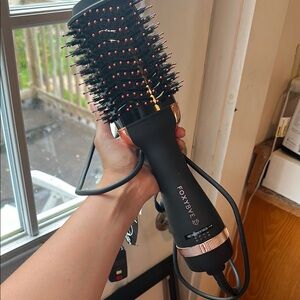 Black Hair Dryer Brush Foxybae